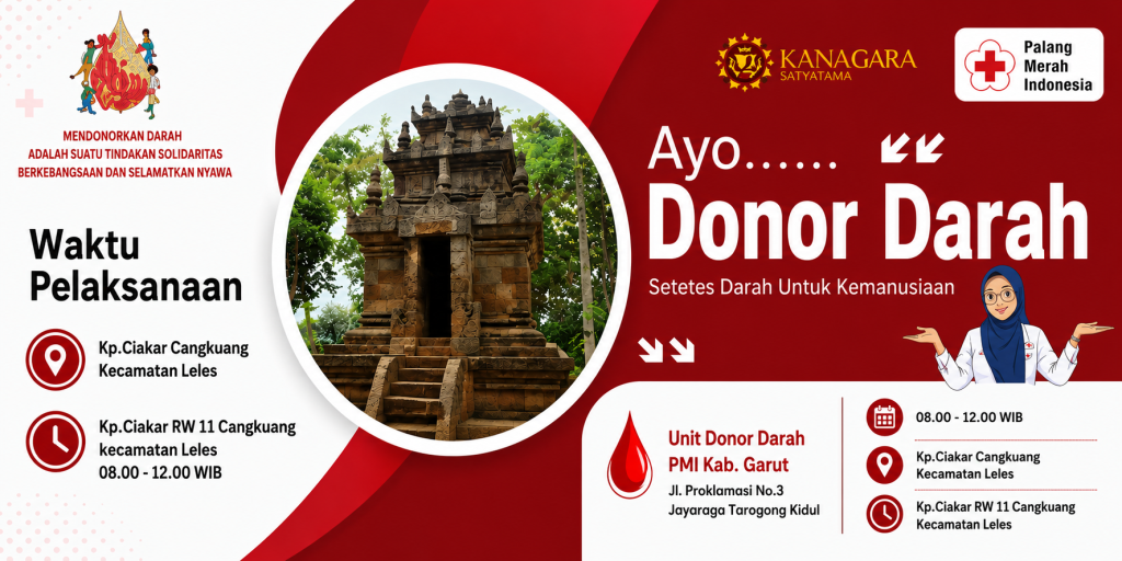 Lusa, PMI Leles Garut Gelar Donor Darah di Kampung Ciakar
