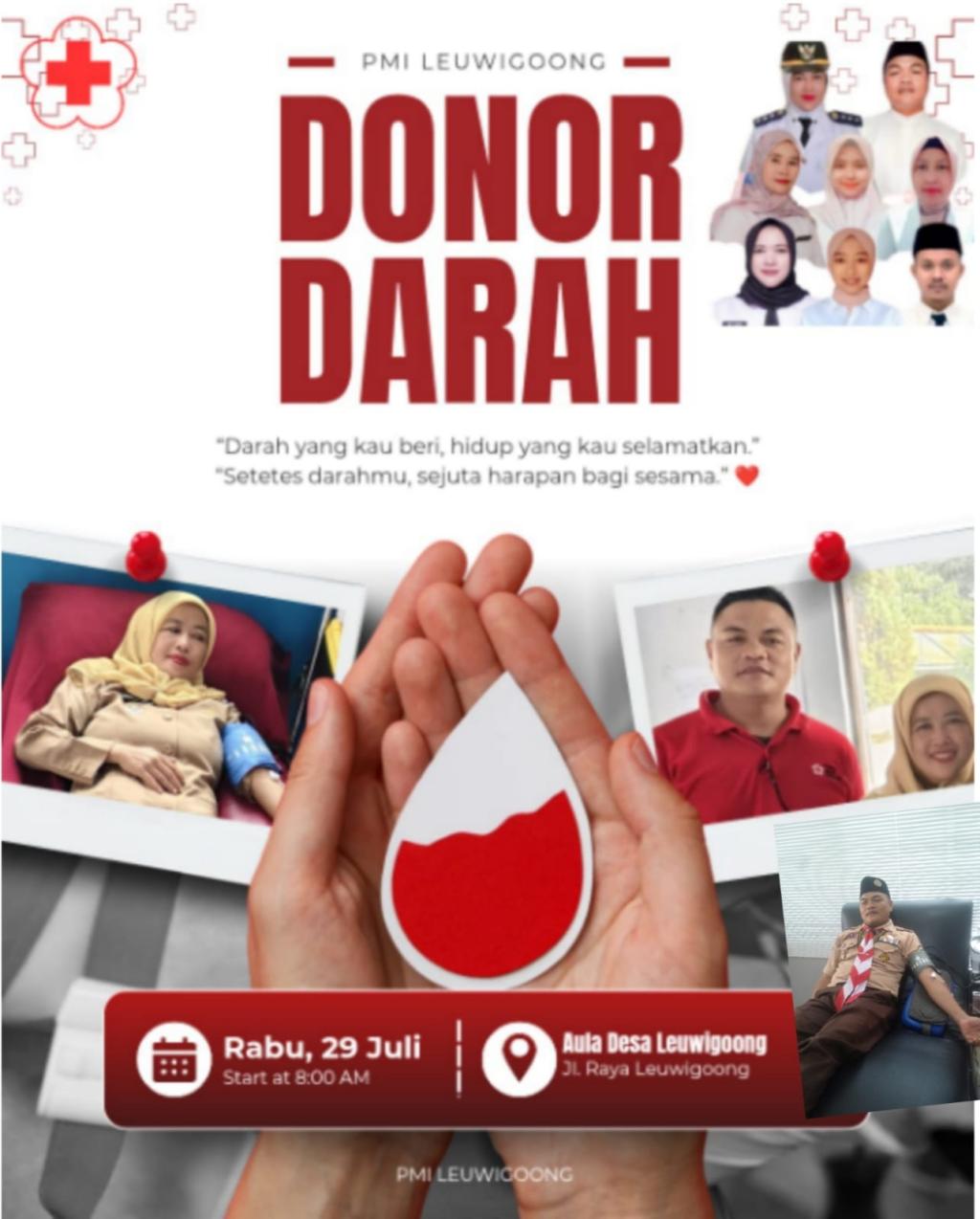 PMI Leuwigoong Garut Ajak Warga Donor Darah untuk Kemanusiaan