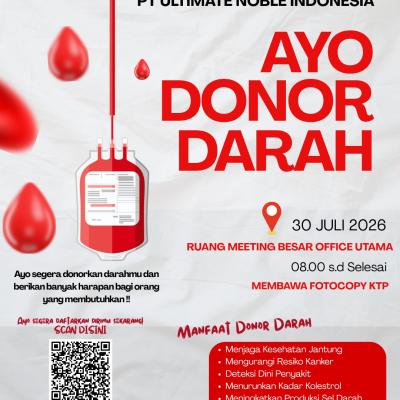 PMI Cibatu Garut Gandeng PT Ultimate Noble Gelar Donor Darah