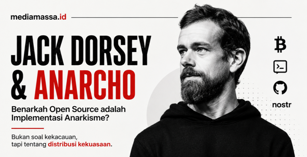 Jack Dorsey, Anarcho, dan Paradoks Teknologi Terbuka