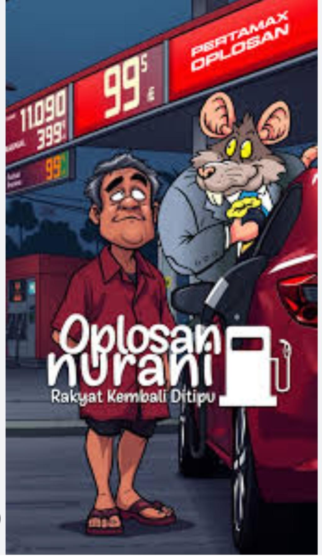 Negeri Oplosia: Dari Bensin Campur ke Moral yang Luntur