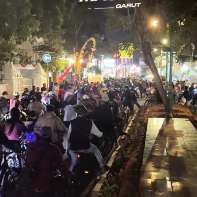 Hampir Seribu Pesepeda Meriahkan Indonesia Critical Mass Garut